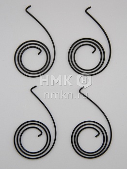 Комплект пружин для дверной ручки 30х18х1 загиб 6мм (вынос загиба 26мм) - 4 шт. Комплект пружин для дверной ручки 30х18х1 загиб 6мм (вынос загиба 26мм) - 4 шт.